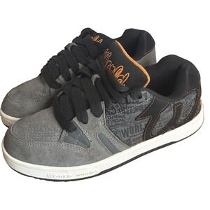 Men's 7.5 World Industries F220300 Caesar Grey/black/orange Skater Shoe